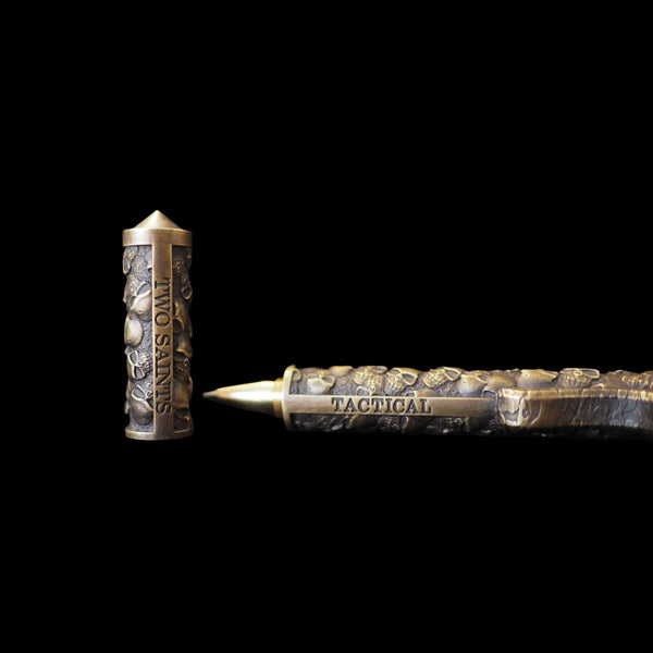 Focus on our "Catacombs" tactical pen! - Two Saints Tactical