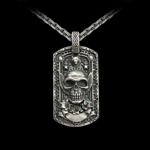 "Indian Dog Tag" Pendant - Two Saints Tactical