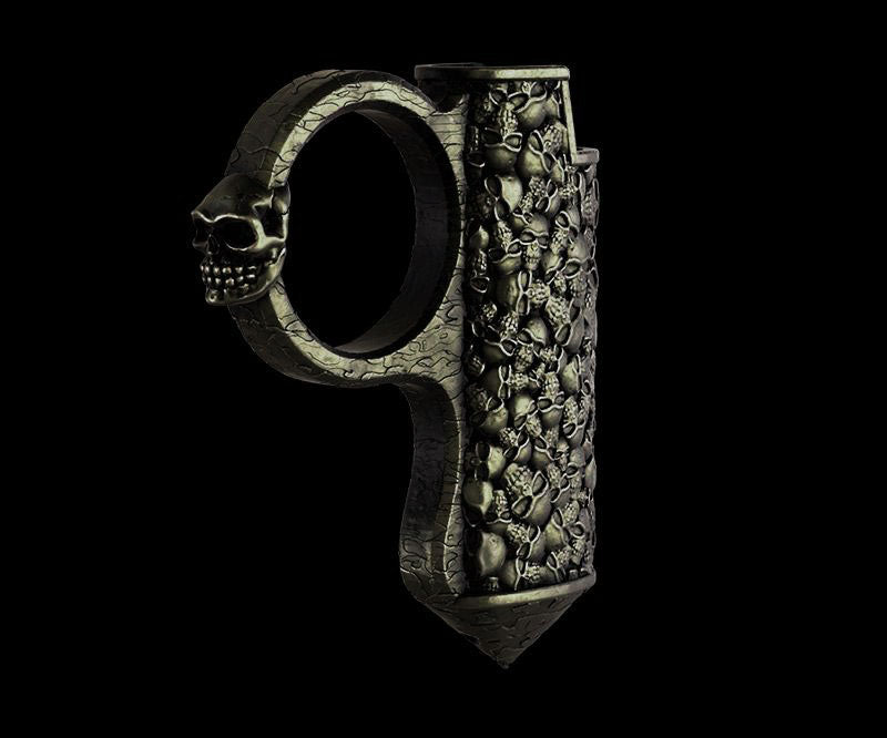 "Catacombs" Mini lighter love ring - Two Saints Tactical