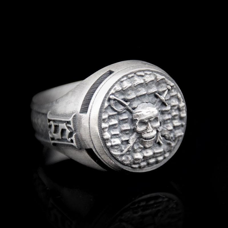 "Pirate" Signet Ring - Two Saints Tactical