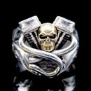 Bague skull "V-Twin" - Two Saints Tactical