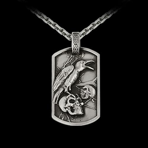 Pendentif "Crow Dog Tag" - Two Saints Tactical