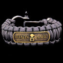 Bracelet de paracorde "Molon Labe Spartan" - Two Saints Tactical