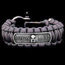 Bracelet de paracorde "Molon Labe Spartan" - Two Saints Tactical