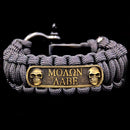 Bracelet paracorde "Molon Labe Skull" - Two Saints Tactical