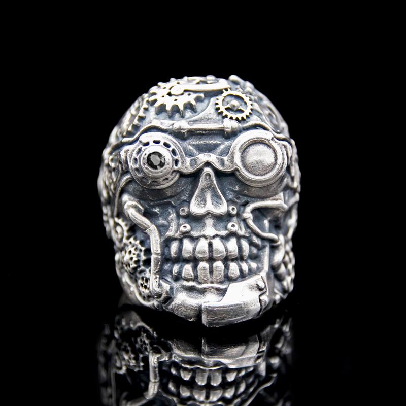 Bague Skull "The Steampunk"