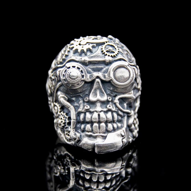 Bague Skull "The Steampunk"