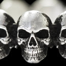 "Crown of skulls" Silver ring