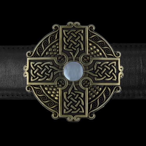 "Celtic Cross" Belt Buckle - Two Saints Tactical
