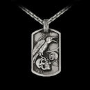 "Crow Dog Tag" Pendant - Two Saints Tactical