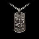 "V-Twin Skull" Dog Tag Pendant - Two Saints Tactical