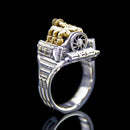 "Flat Six Racing L" Ring - Two Saints Tactical