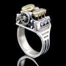 "Flat Six Vintage" L Ring - Two Saints Tactical