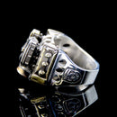 "Flat Six Vintage" XL Ring - Two Saints Tactical