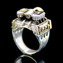 "Flat Six Vintage" XL Ring - Two Saints Tactical