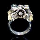 "Flat Six Vintage" XL Ring - Two Saints Tactical