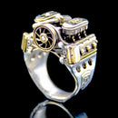 "Flat Six Vintage" XL Ring - Two Saints Tactical