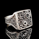 "Gear" Signet Ring - Two Saints Tactical