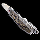 "The Crow Custom One Skull" Knife - Two Saints Tactical