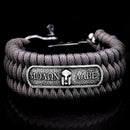 "Molon Labe Spartan" Paracord Bracelet - Two Saints Tactical