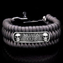 "Molon Labe Skull" Paracord Bracelet - Two Saints Tactical