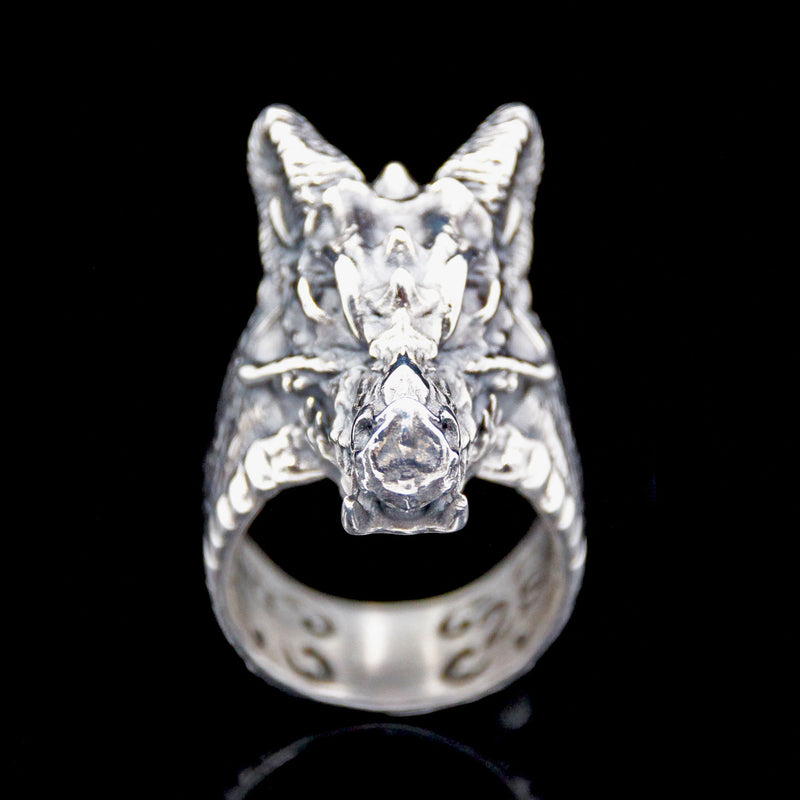 "The Dragon" Skull Ring - Two Saints Tactical