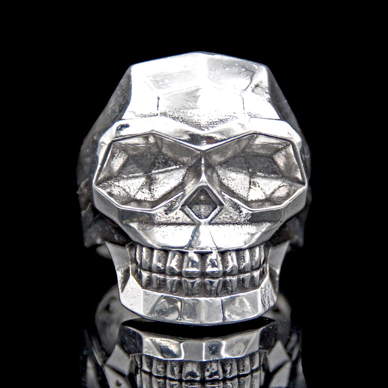 The Edge Skull Ring silver 2