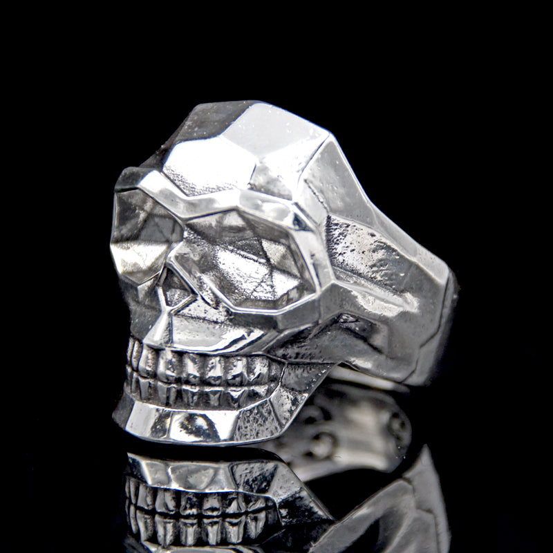 The Edge Skull Ring silver 4