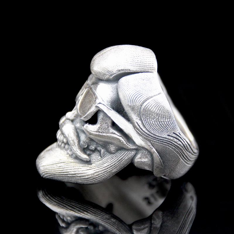 The Hipskull skull Ring silver 3