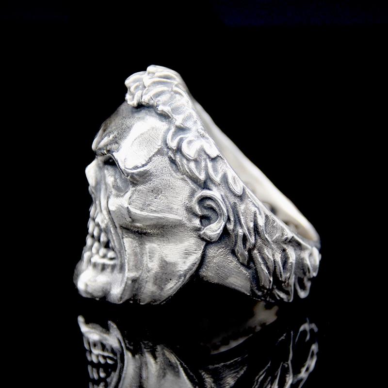 The Skhulk Skull Ring silver 3