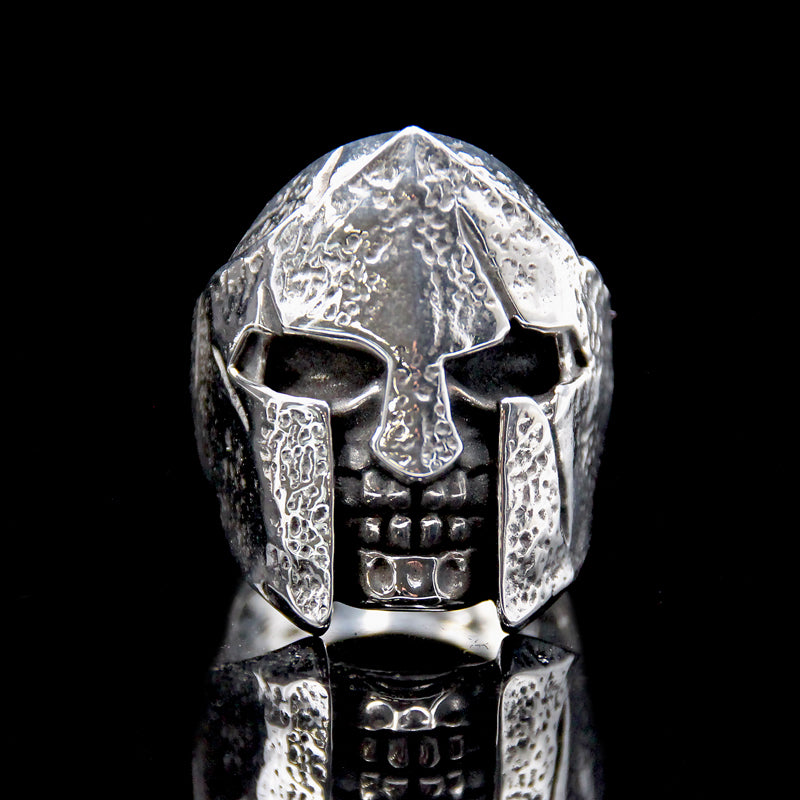 The Spartan Skull Ring silver 2