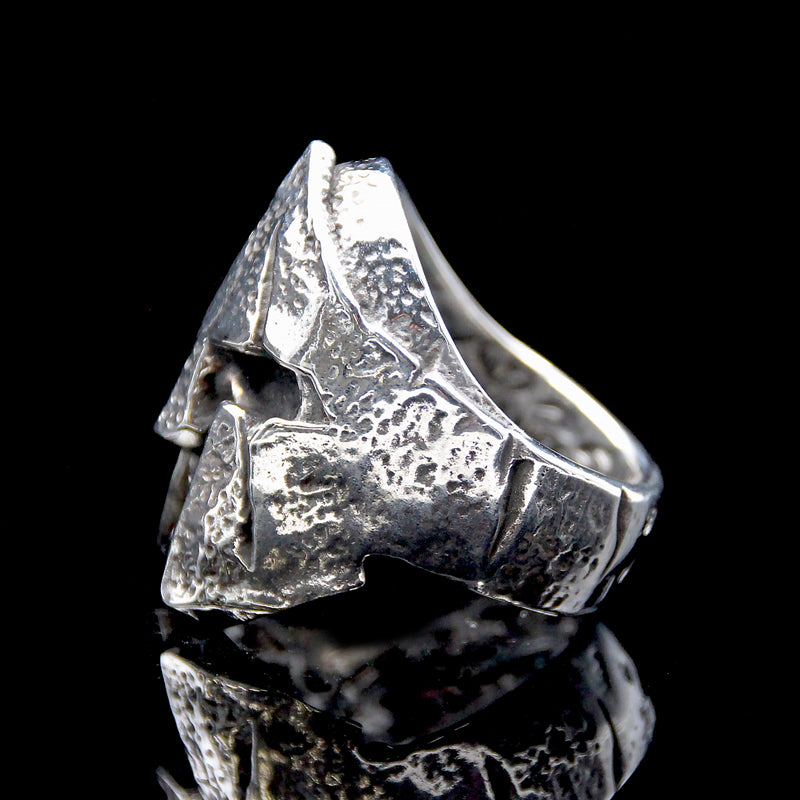 The Spartan Skull Ring silver 3