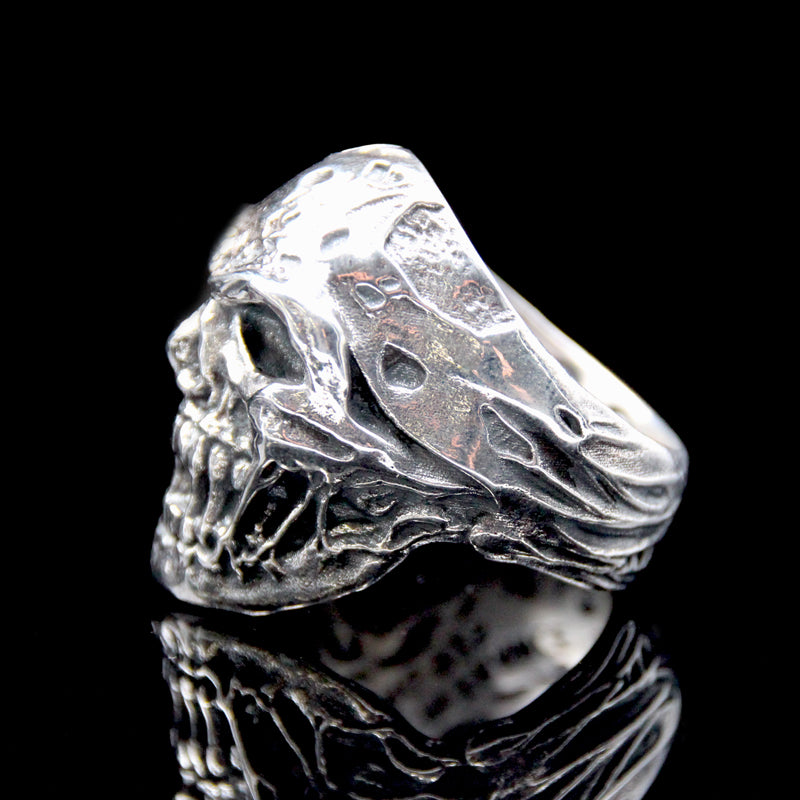 The Zombie Skull Ring silver 5