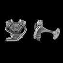 "V-Twin 2 Saints" Cufflinks - Two Saints Tactical