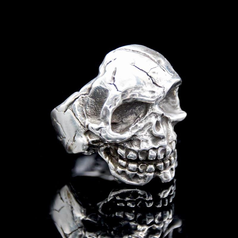 skull ring silver apocalypse